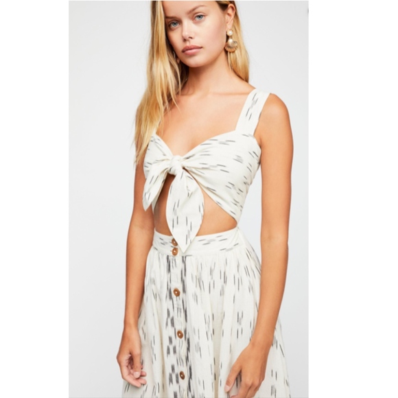 NWT Free People Caldasi Midi Dress - Picture 8 of 8